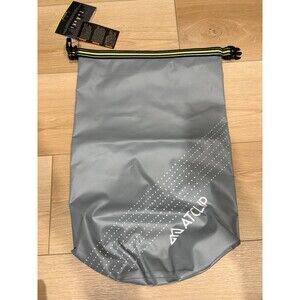 ATCLIP GREY Waterproof Dry Bag Roll-Top w/Shoulder Strap for Camping & Travel
